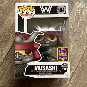 Funko Pop Westworld Musashi #504, 2917 Sumner Convention Exclusive